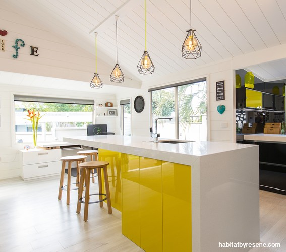 Lockwood kitchen with pops of colour